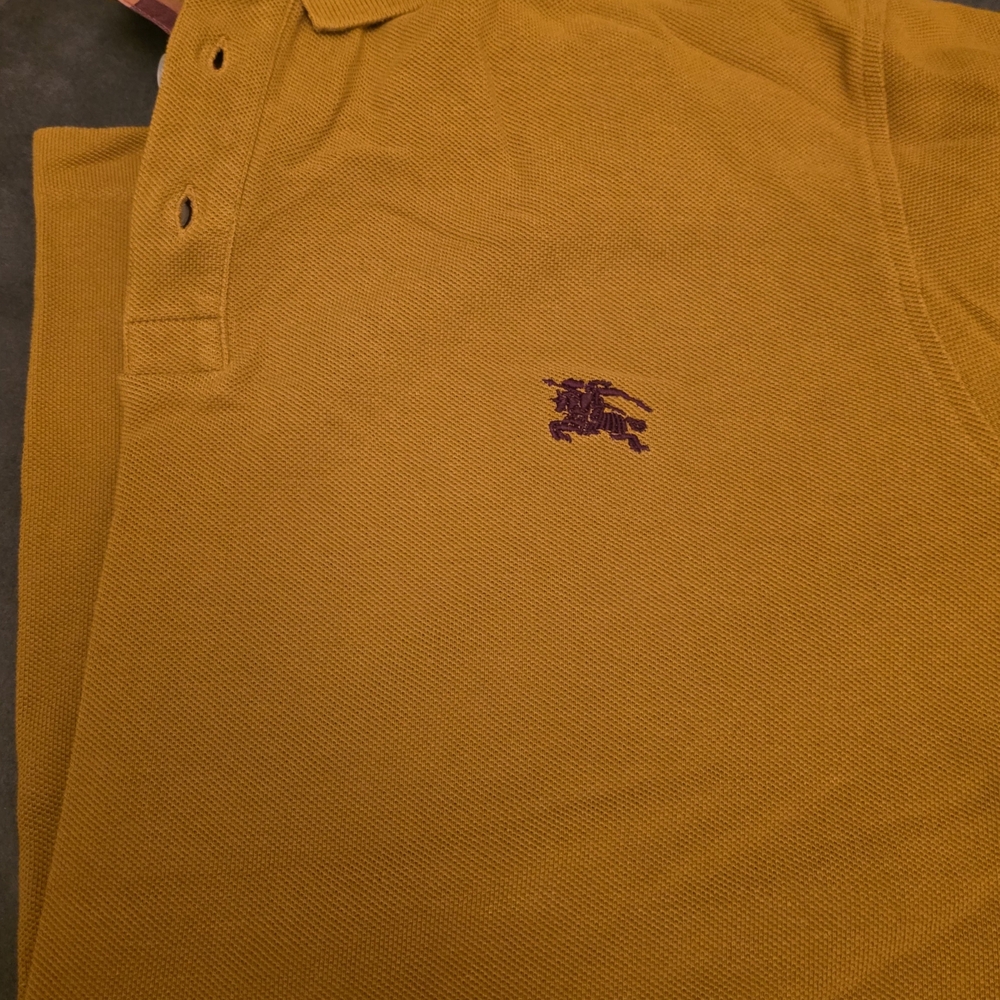 Burberry Mustard Polo Shirt